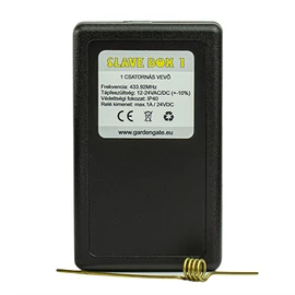 Vevő 1 csatornás SLAVE BOX 1 ugrókódos 12/24V