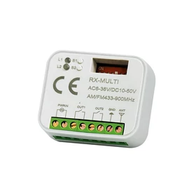 Vevő két csatornás univerzális RX-MULTI 433-868MHz
