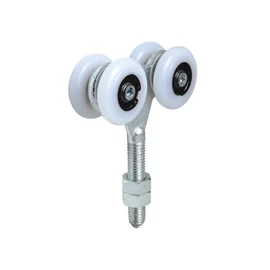 Függ. görgő 4 db. görgővel M12 NYLON