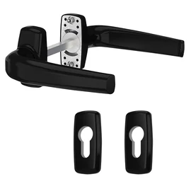 Kilincs-kilincs garnitúra fekete Merkury