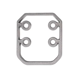 Ütköző szárnyas kapu csavarozható magasító 10x145x175 alu.