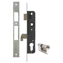 Kampós portálzár 40-es kilincses+zárbetét ANBO