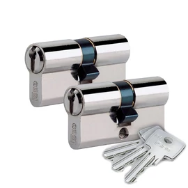 Azonos zárlatú zárbetét 2 db. 30x30 mm. 6 db. kulcs Anbo