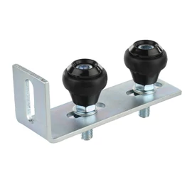 Felső vezető állítható konzol 2 x 43 mm. gumigyűrűvel 0-63 mm.