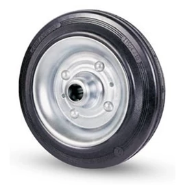 Tömörgumis fémfelnis kerék villa nélkül 80 mm