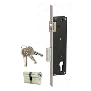 Portálzár 40-es 25/22 görgős + zárbetét 30x30 Anbo