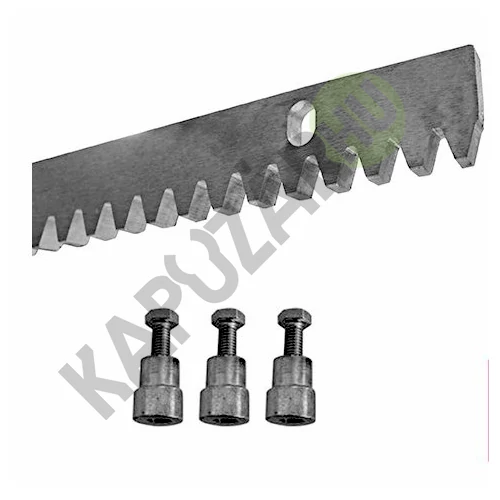 Fogasléc fém 30x8 mm.  max. 1200 kg. 1 fm.