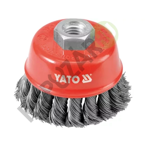 Fazékkefe sodrott 60 mm M14 YATO