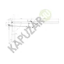 Kép 2/2 - Szárnyaskapu harmonika vasalat 3,5 m-ig (1,5/2 m.) INOX