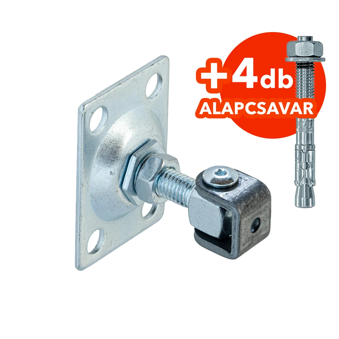 Forgáspont M12 csavarozható+alapcsavar