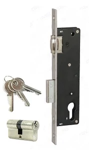 Portálzár 40-es 25/22 görgős + zárbetét 30x30 Anbo